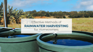 Rainwater harvesting methods