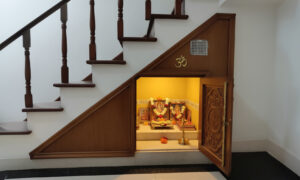 Pooja Room Under Staircase