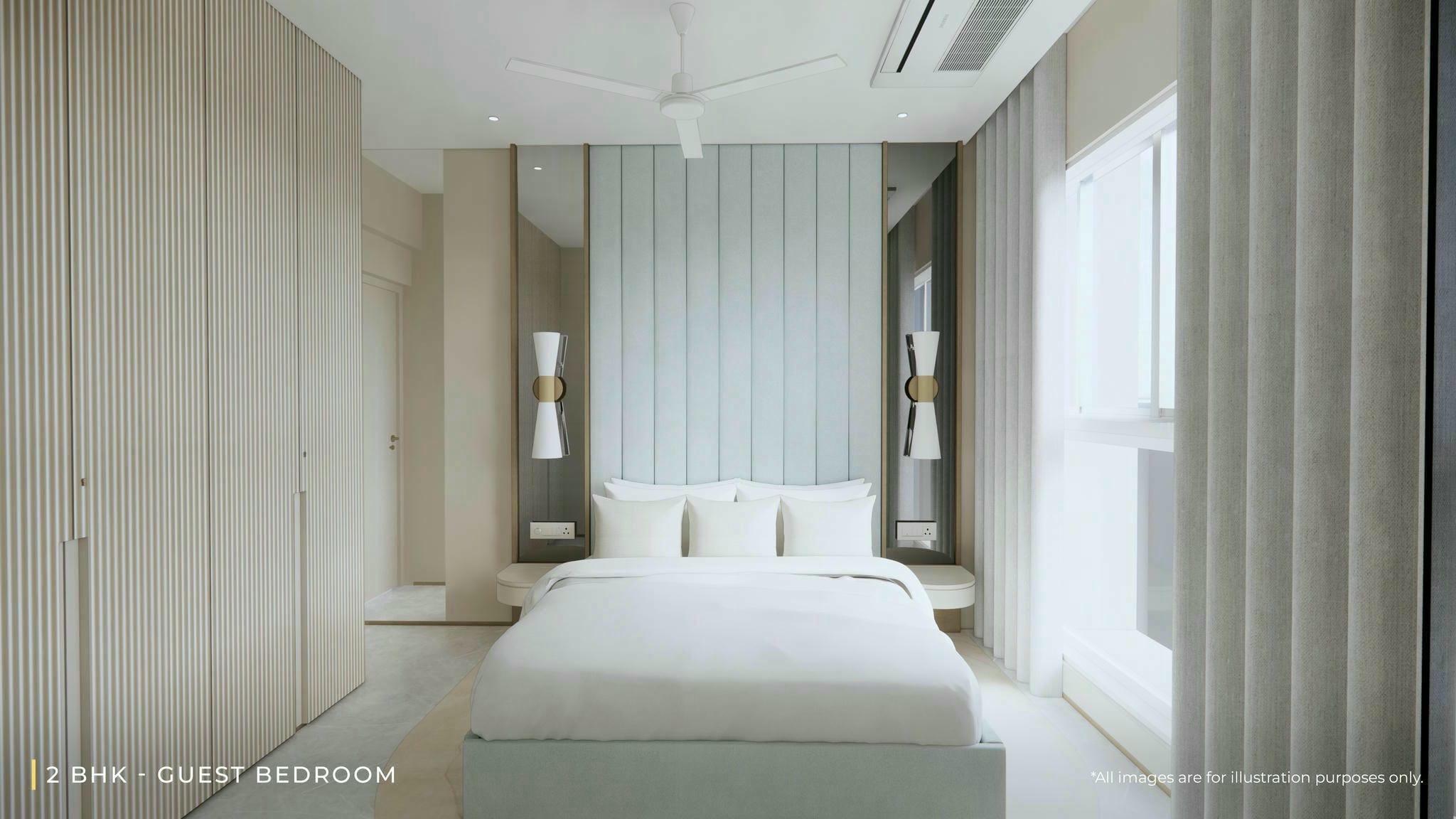 2 BHK guest Bedroom