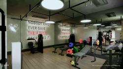Gym area